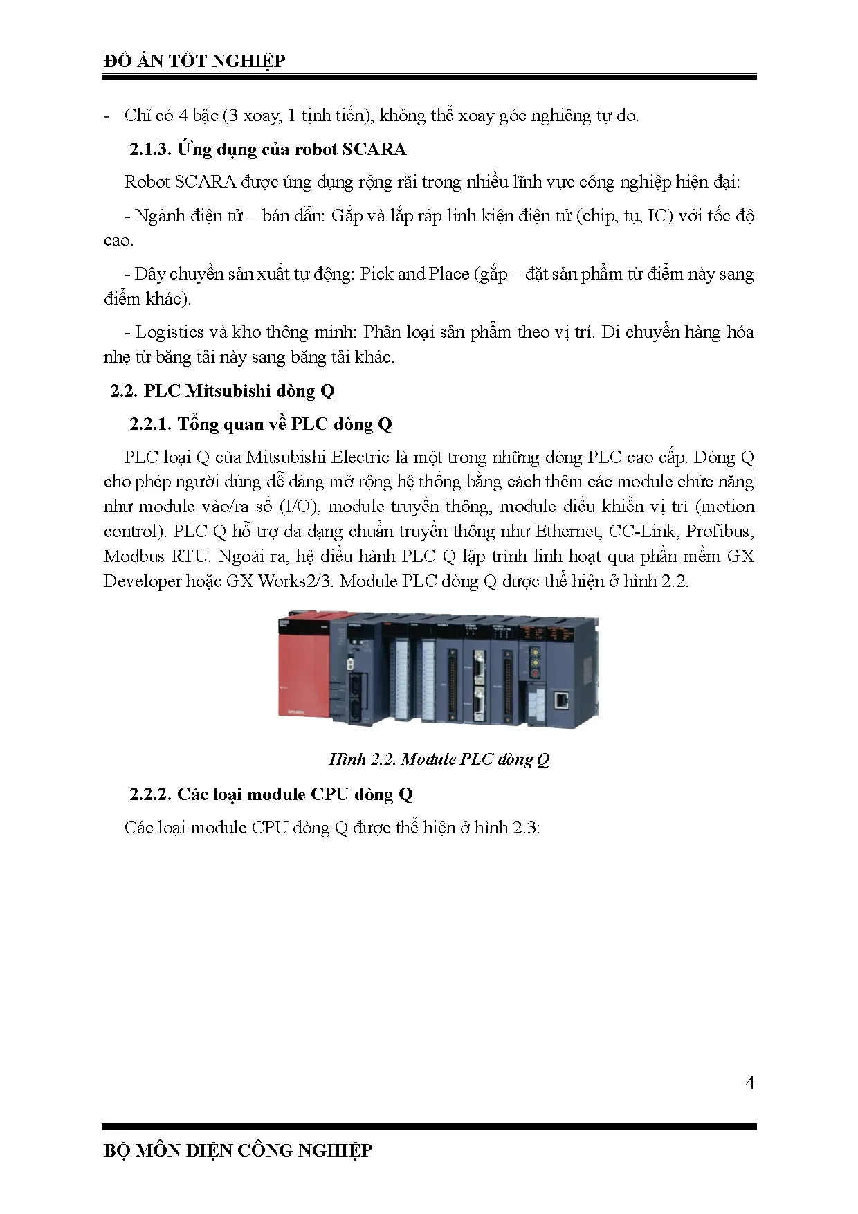 Đồ án tốt nghiệp - Ứng dụng Robot Scara kết hợp với xử lý ảnh, gắp xếp phân loại bạc đạn - Trang 25