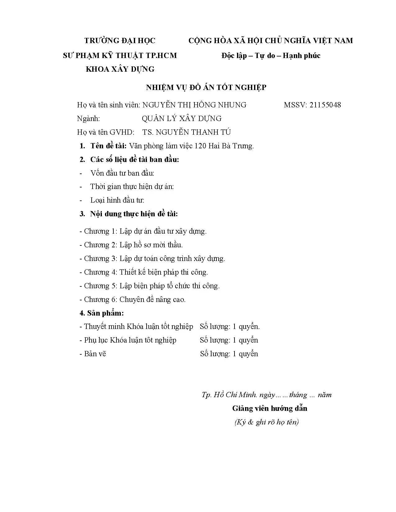 Đồ án tốt nghiệp - Văn phòng làm việc 120 Hai Bà Trưng - Trang 2