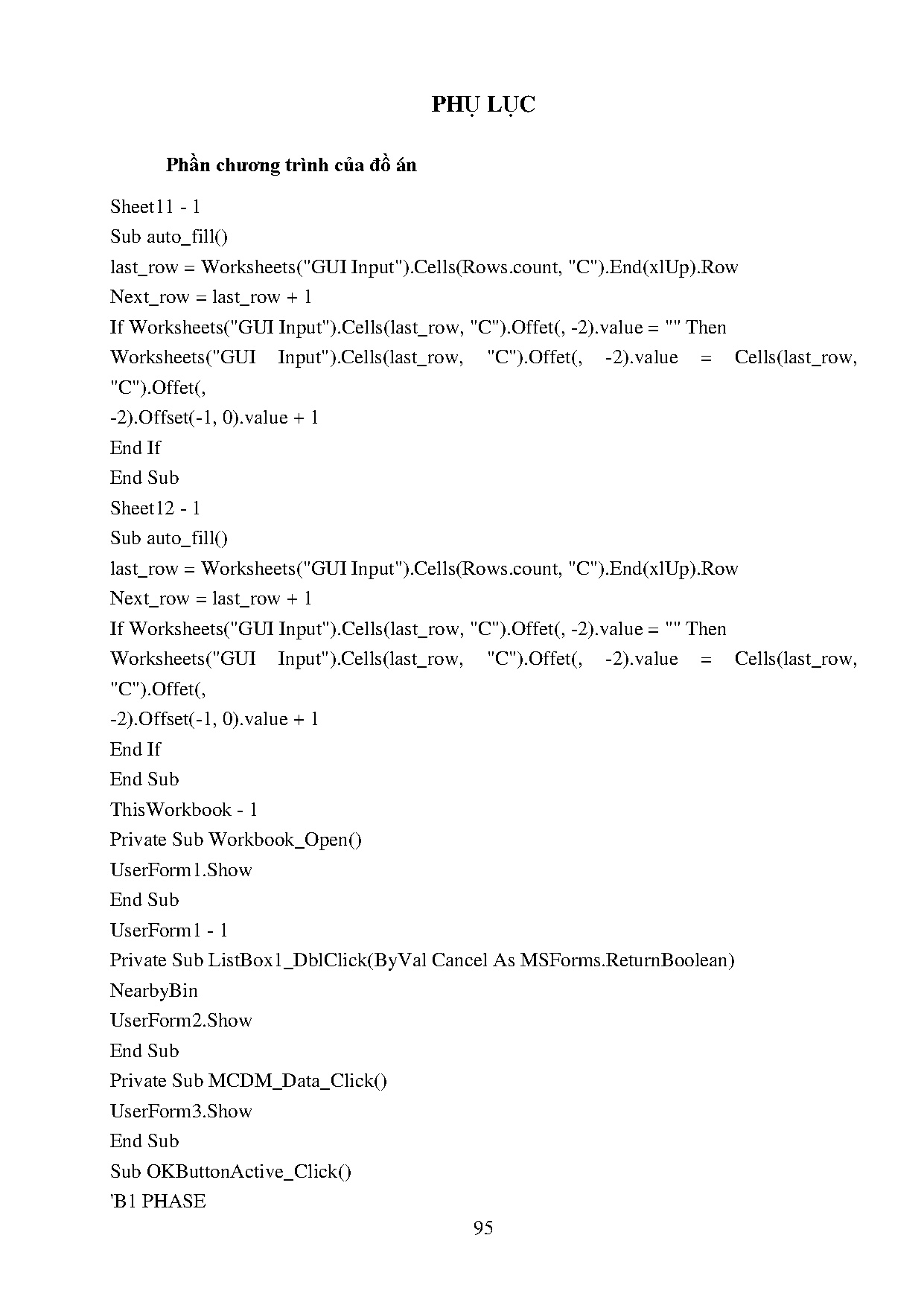 Ảnh một số trang tài liệu
