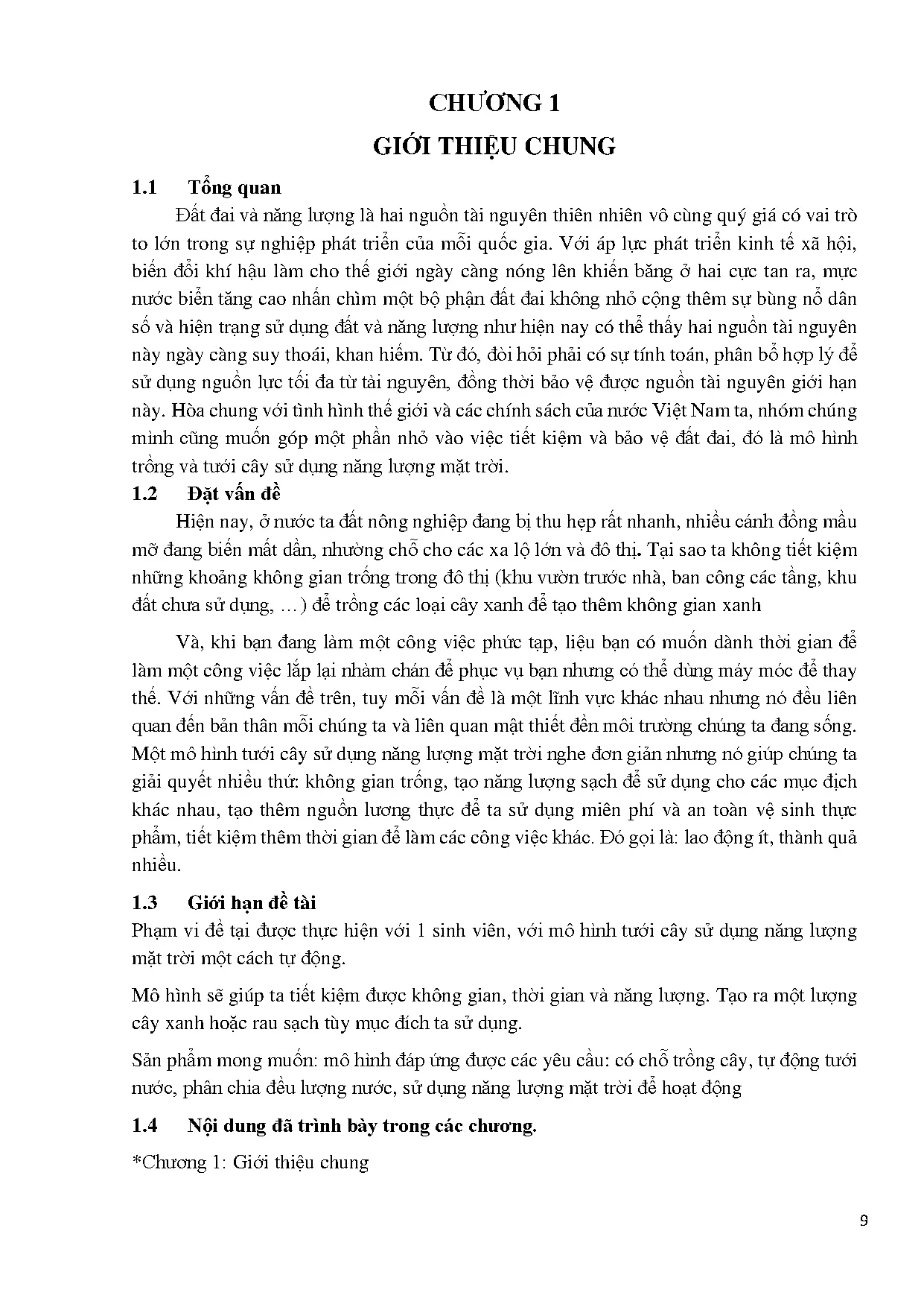 Đồ án tốt nghiệp - Thiết kế chế tạo hệ thống bơm tưới tiêu sử dụng năng lượng mặt trời - Trang 13