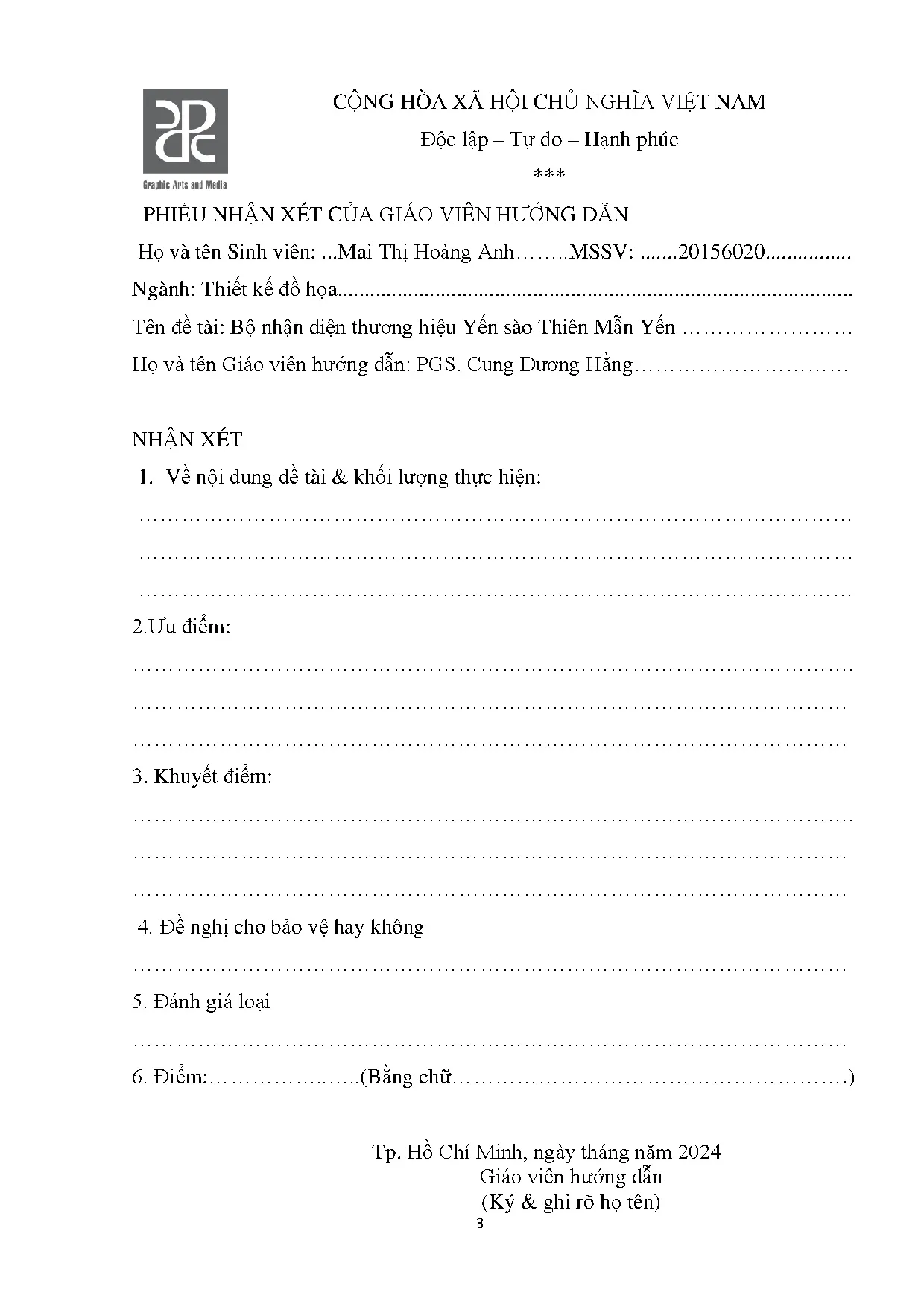 Đồ án tốt nghiệp - Bộ nhận diện thương hiệu Yến sào Thiên Mẫn Yến - Trang 3