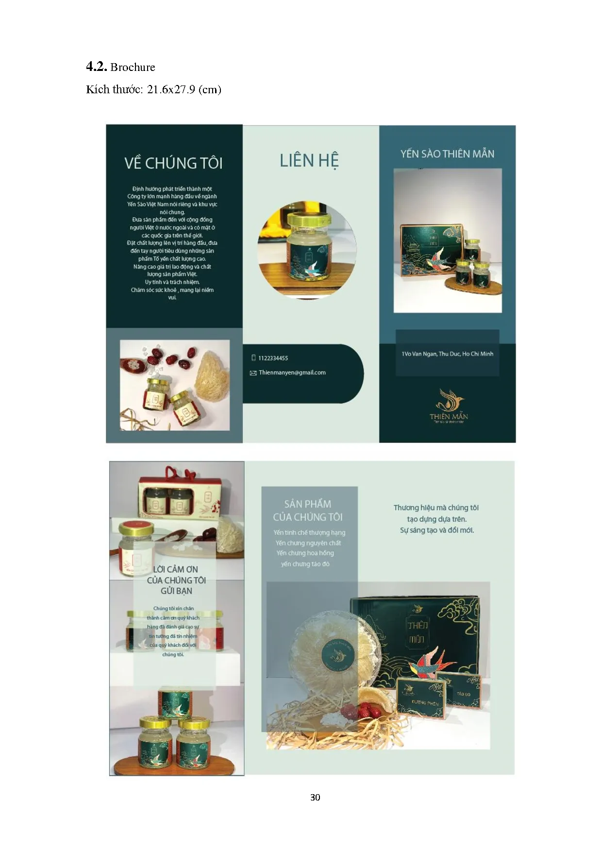 Đồ án tốt nghiệp - Bộ nhận diện thương hiệu Yến sào Thiên Mẫn Yến - Trang 30