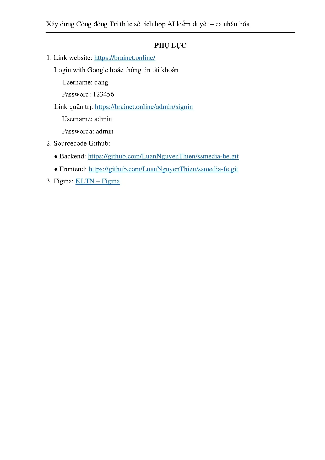 Đồ án tốt nghiệp - Xây dựng website cộng đồng tri thức số tích hợp AI kiểm duyệt nội dụng và CNHTNND - Trang 147