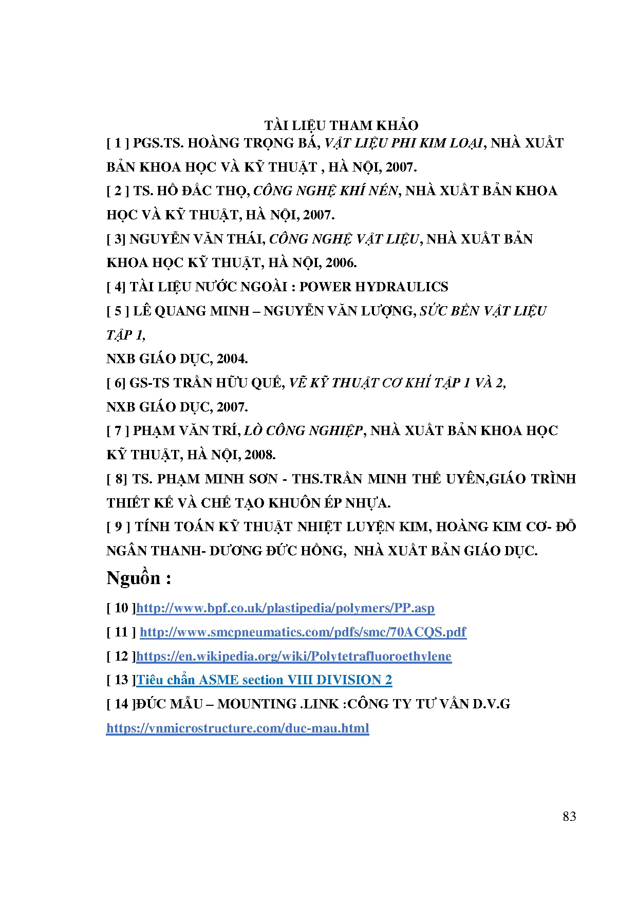 Ảnh một số trang tài liệu