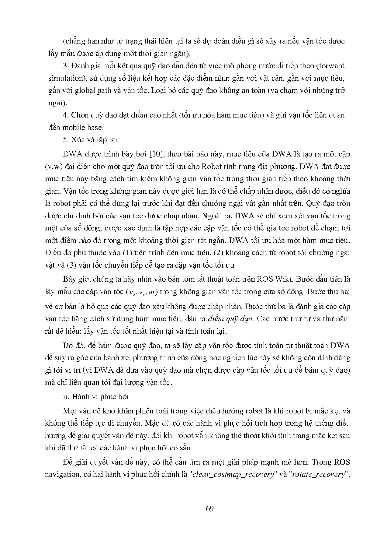 Đồ án tốt nghiệp - Nghiên cứu và chế tạo service robot phục vụ trong nhà hàng - Trang 85