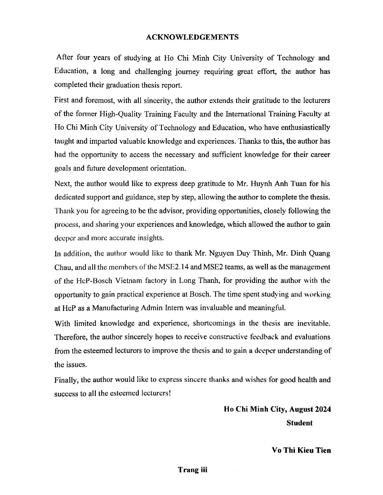 Đồ án tốt nghiệp - Applying the shainin method - enhancing quality control effectiveness ITLAHFOBVC - Trang 4