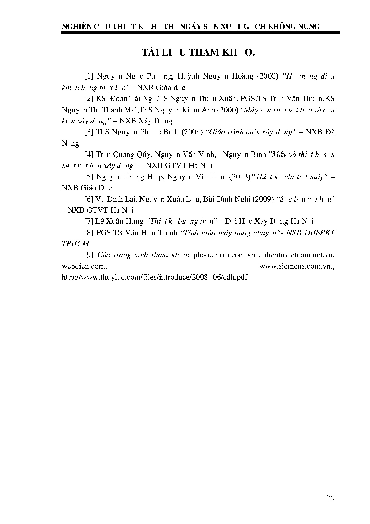 Ảnh một số trang tài liệu