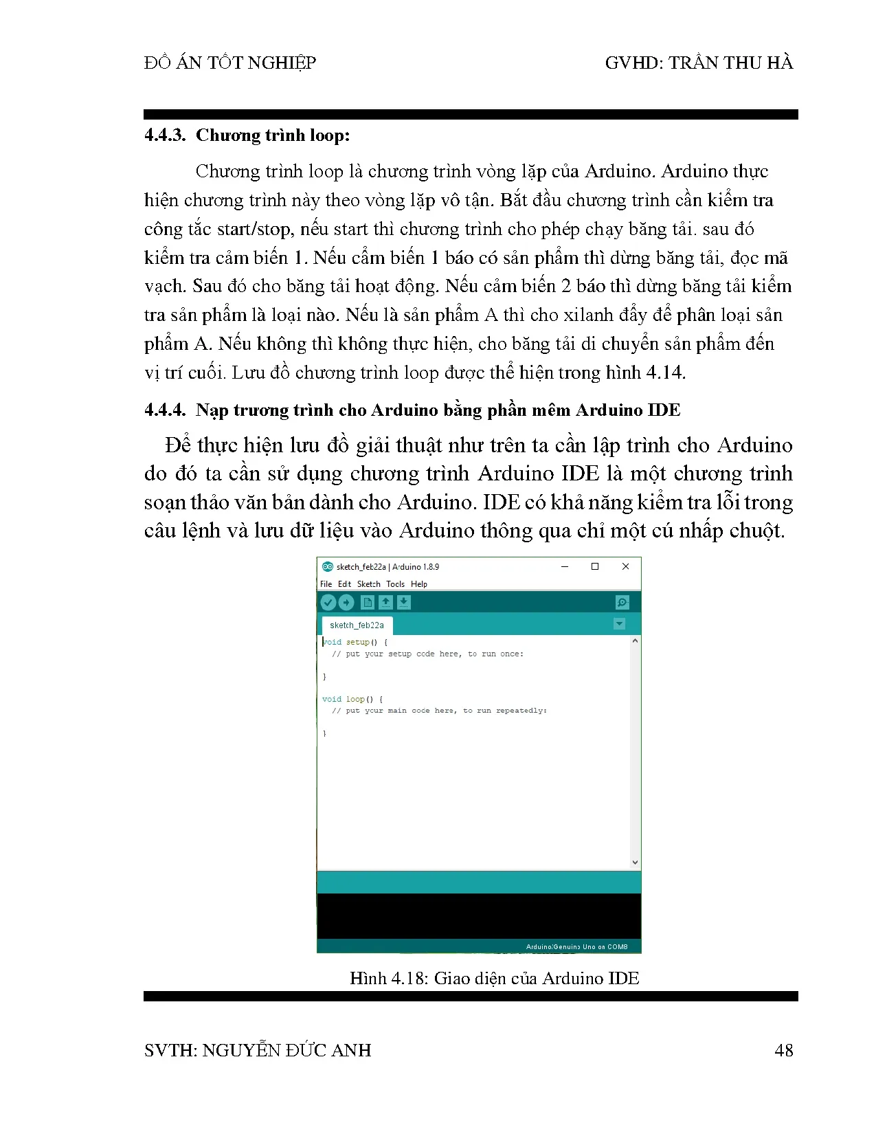 Đồ án tốt nghiệp - Nghiên cứu thiết kế thi công mô hình băng chuyền phân loại hàng hóa tự động ỨDMQ - Trang 62