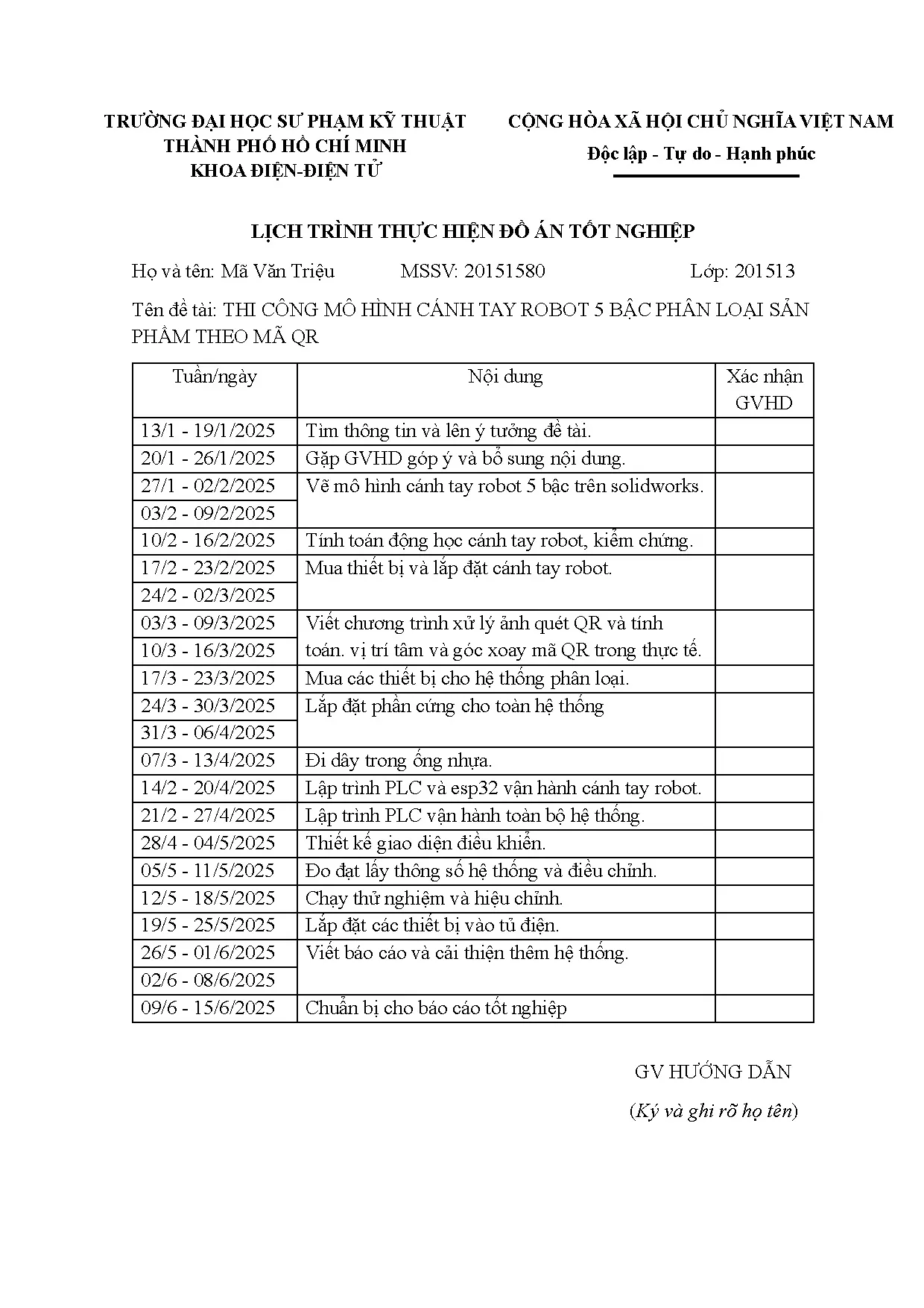 Đồ án tốt nghiệp - Thi công mô hình cánh tay Robot 5 bậc phân loại sản phẩm theo mã QR - Trang 4