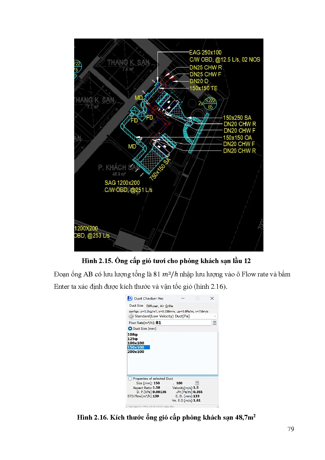 Đồ án tốt nghiệp - Tính toán kiểm tra hệ thống điều hòa không khí, triển khai bản VBPMRVMPCCCTKSHSG - Trang 74