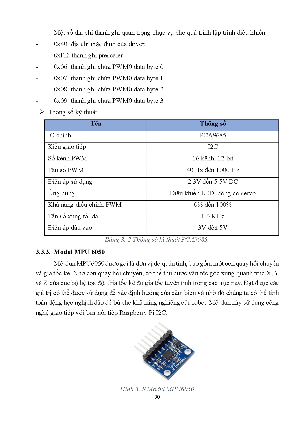 Đồ án tốt nghiệp - Nghiên cứu, thiết kế, chế tạo và xây dựng thuật toán cho robot bốn chân - Trang 46