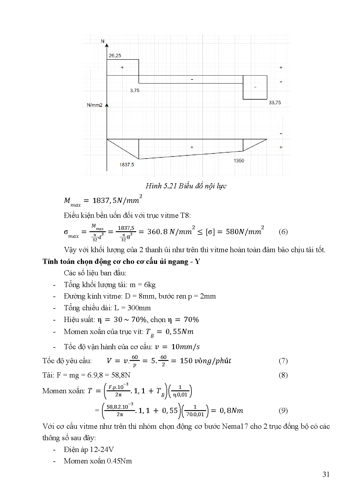 Đồ án tốt nghiệp - Nghiên cứu, chế tạo máy ủi quần áo tự động: Đồ án tốt nghiệp ngành Công NKTCĐT - Trang 46