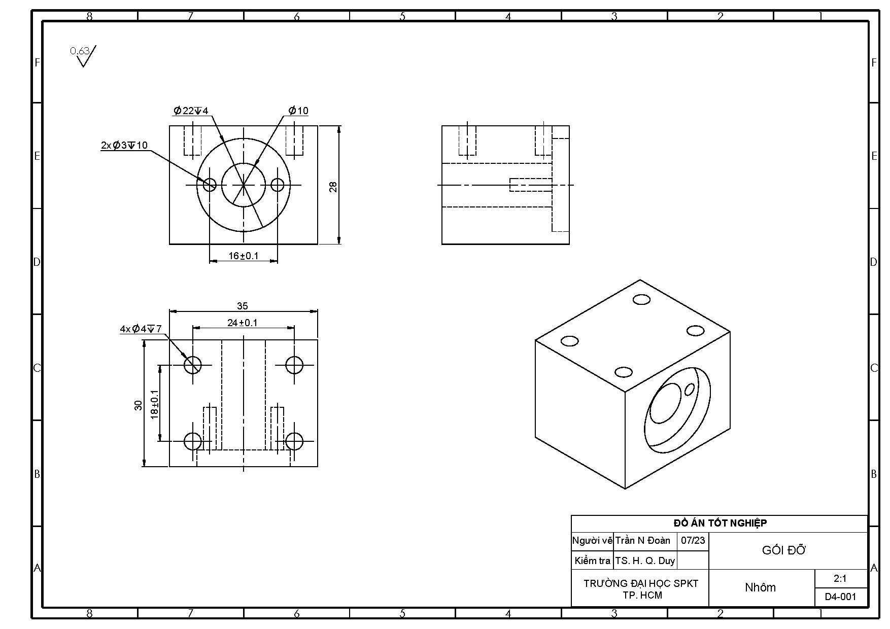 Đồ án tốt nghiệp - Nghiên cứu, chế tạo máy ủi quần áo tự động: Đồ án tốt nghiệp ngành Công NKTCĐT - Trang 93