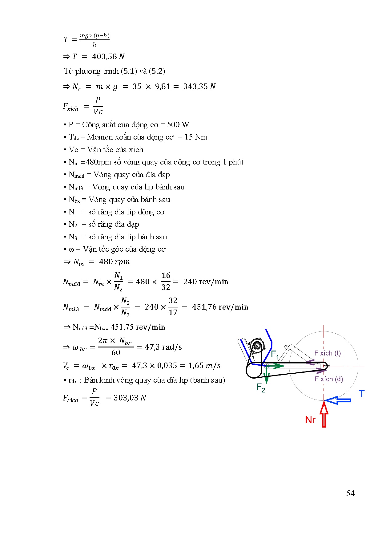 Đồ án tốt nghiệp - Nghiên cứu, thiết kế và chế tạo xe đạp địa hình trợ lực điện - Trang 53