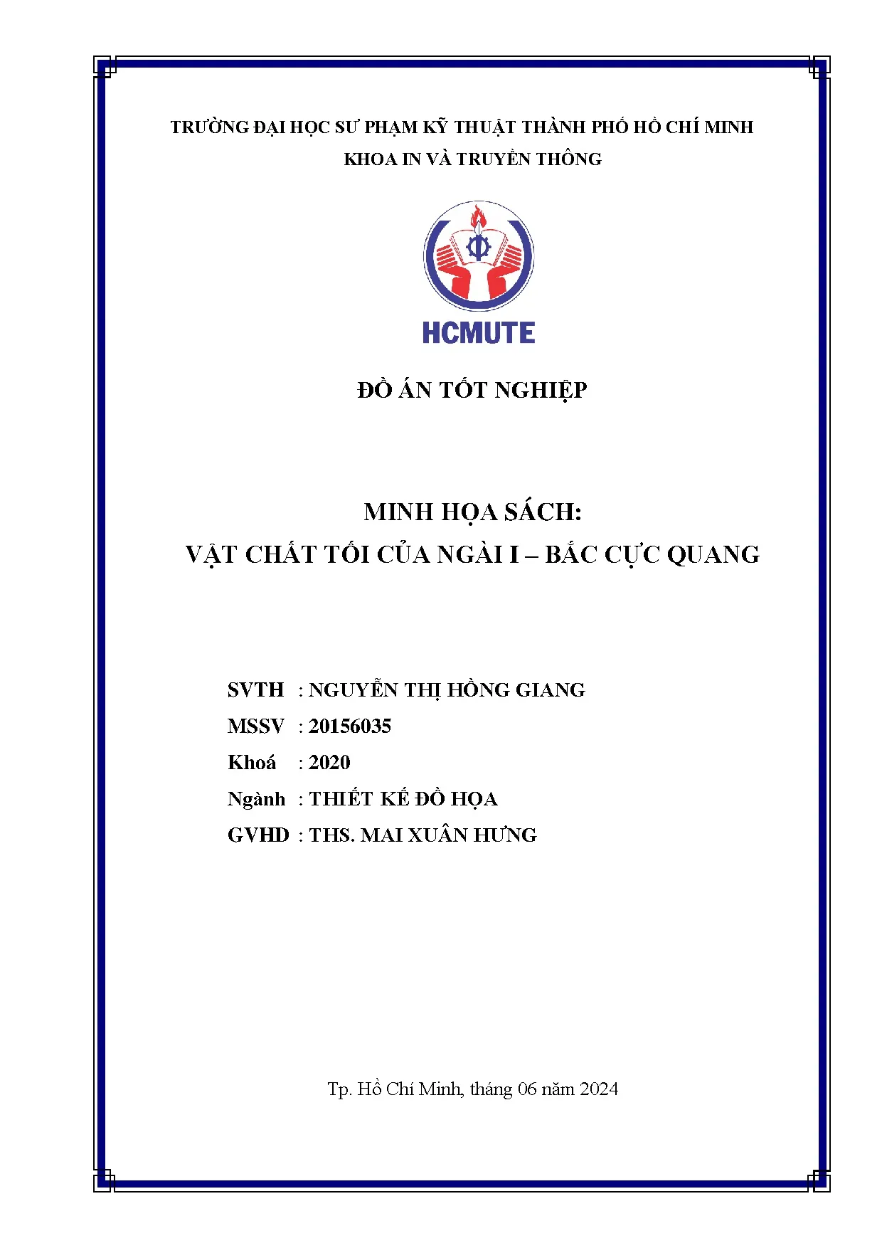 Đồ án tốt nghiệp - Minh hoạ sách: Vật Chất Tối Của Ngài I – Bắc Cực Quang