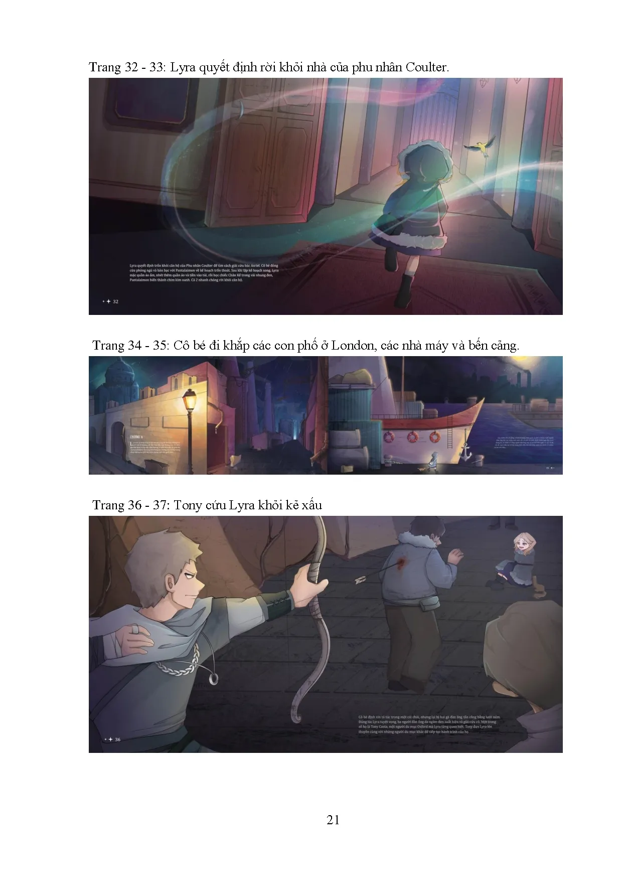 Đồ án tốt nghiệp - Minh hoạ sách: Vật Chất Tối Của Ngài I – Bắc Cực Quang - Trang 29