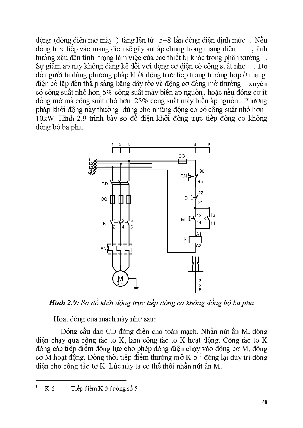 Giáo trình trang bị điện - điện tử trong máy công nghiệp (HCMUTE) - Trang 46