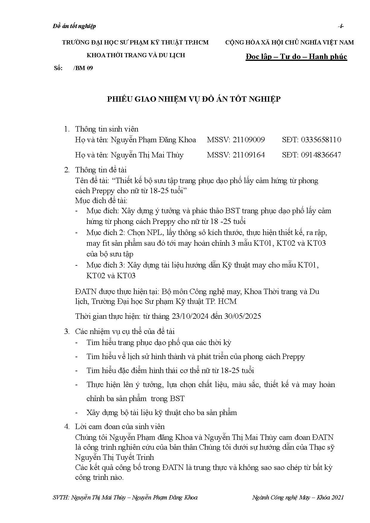 Đồ án tốt nghiệp - Thiết kế bộ sưu tập trang phục dạo phố lấy cảm hứng từ phong cách Preppy CNT 1 T - Trang 2