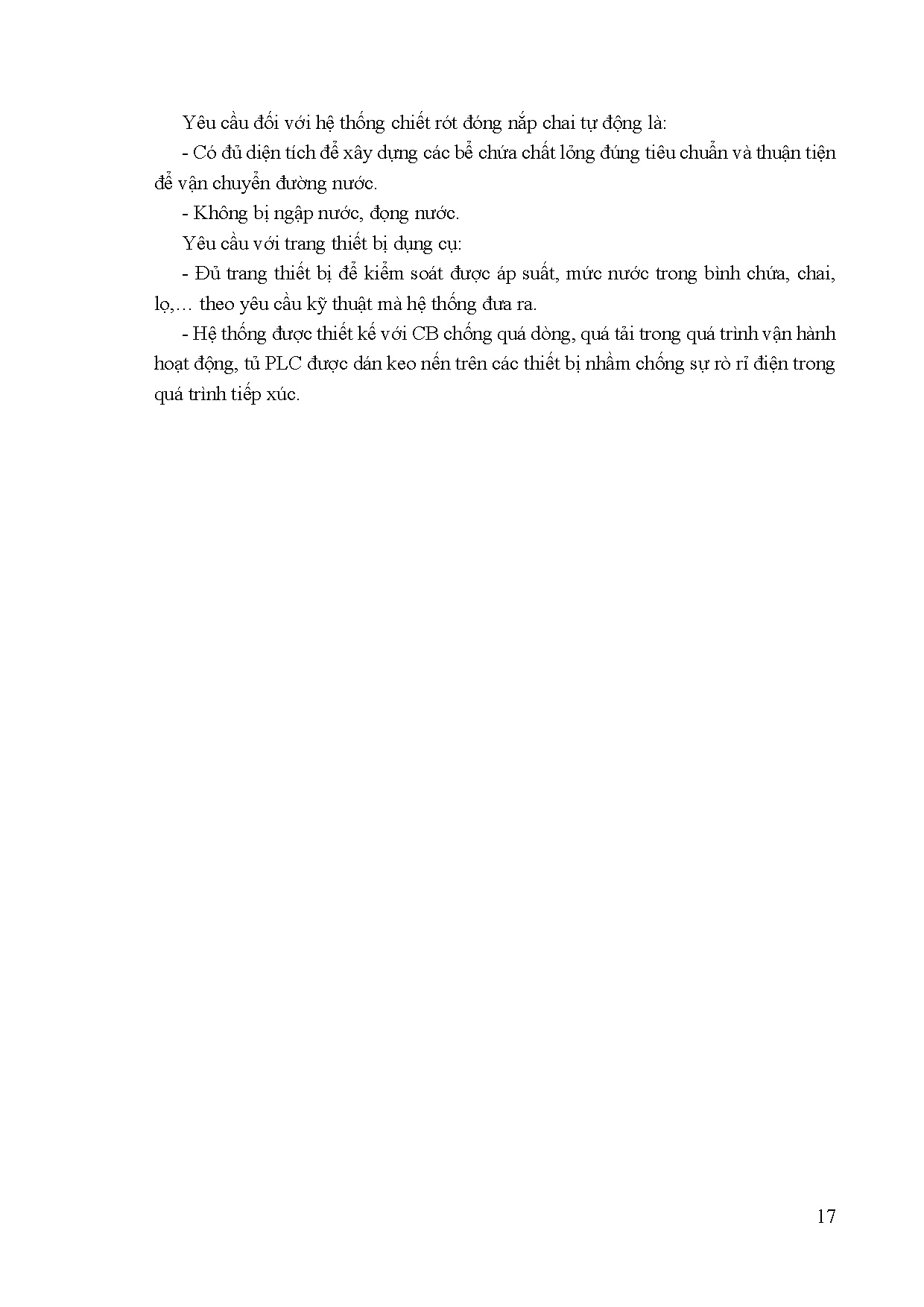 Đồ án tốt nghiệp - Thiết kế, chế tạo hệ thống chiết rót, đóng nắp chai tự động - Trang 30