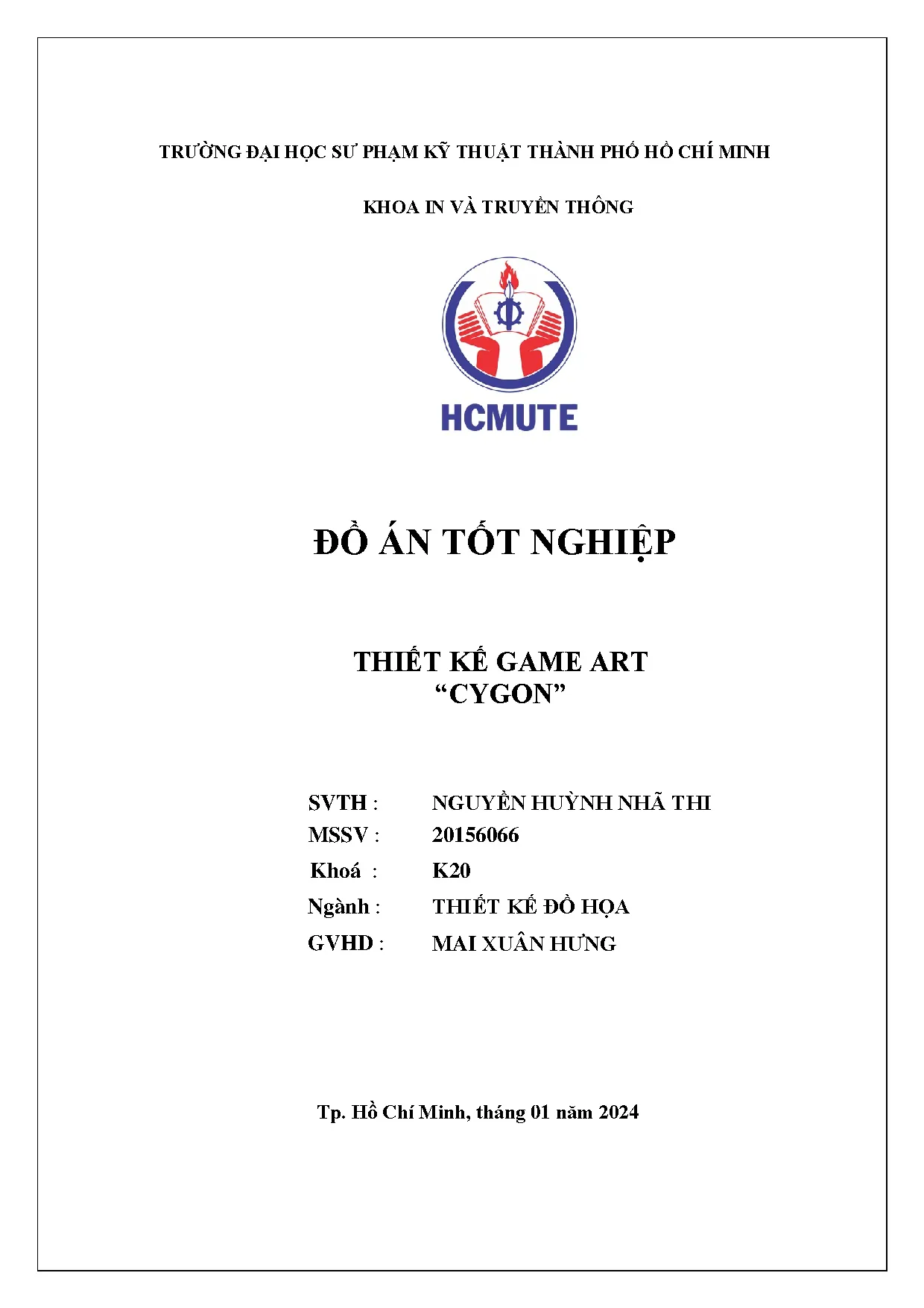 Đồ án tốt nghiệp - Thiết kế game art Cygon - Trang 2