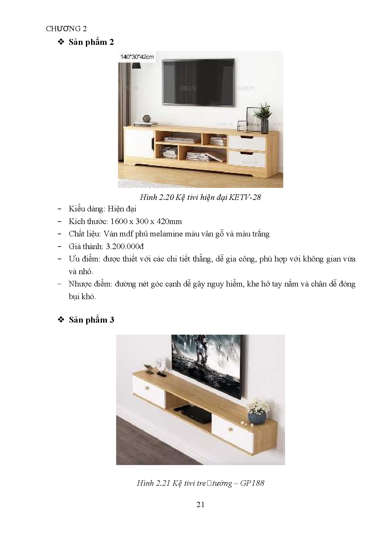 Đồ án tốt nghiệp - Thiết kế và chế tạo kệ Tivi trang trí phòng khách - Trang 34