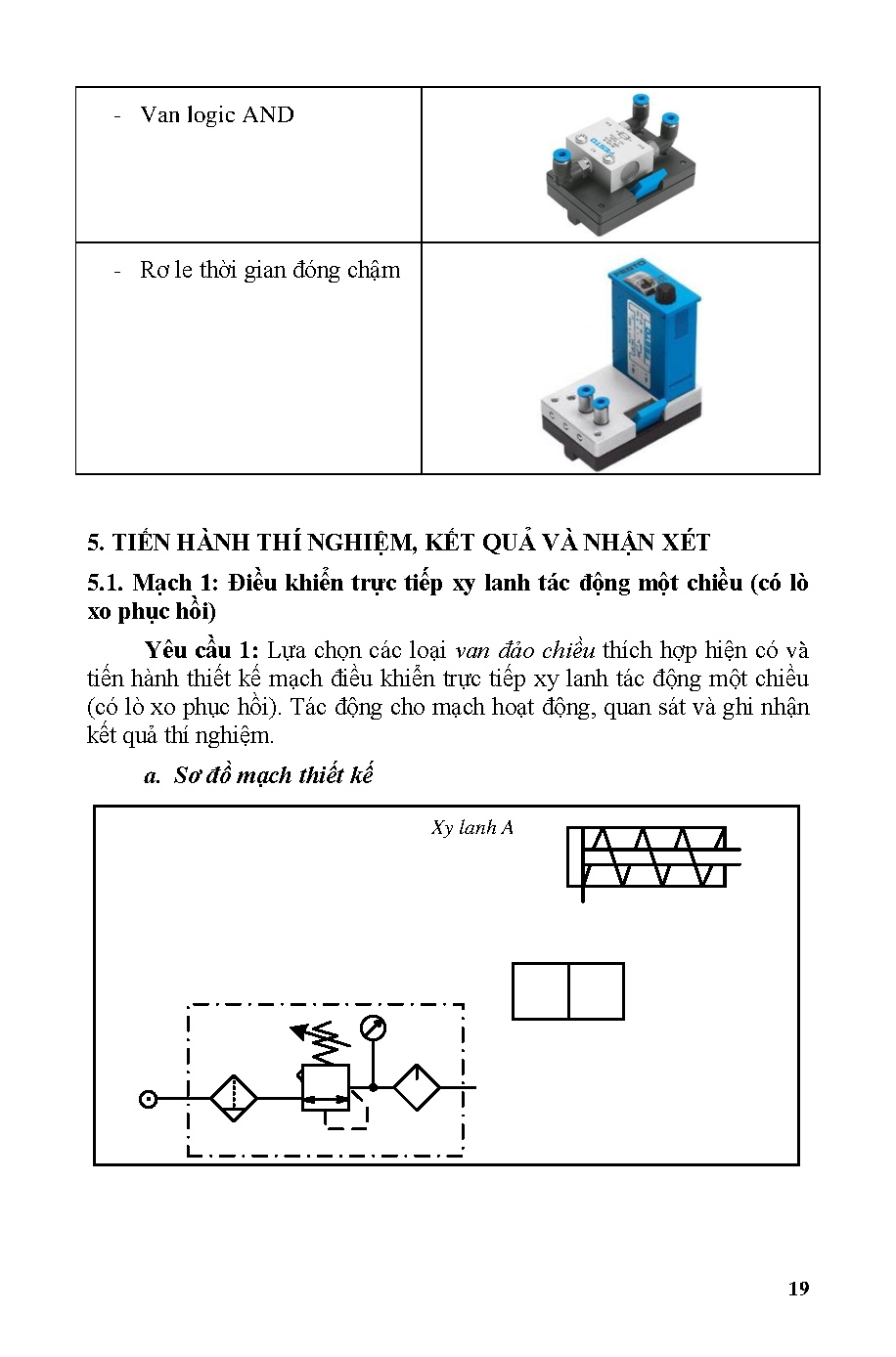 Giáo trình thí nghiệm công nghệ thủy lực và khí nén (HCMUTE) - Trang 20