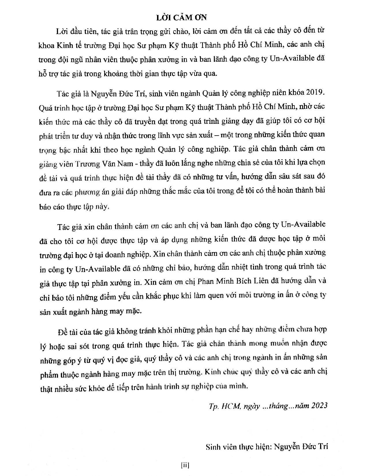 Đồ án tốt nghiệp - Áp dụng công cụ LEAN nhằm cắt giảm lãng phí tại phân xưởng in - Công ty TNHH U - Trang 3