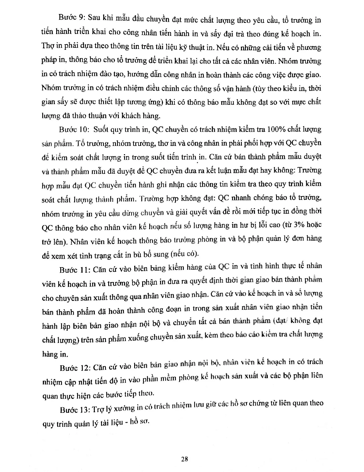 Đồ án tốt nghiệp - Áp dụng công cụ LEAN nhằm cắt giảm lãng phí tại phân xưởng in - Công ty TNHH U - Trang 37