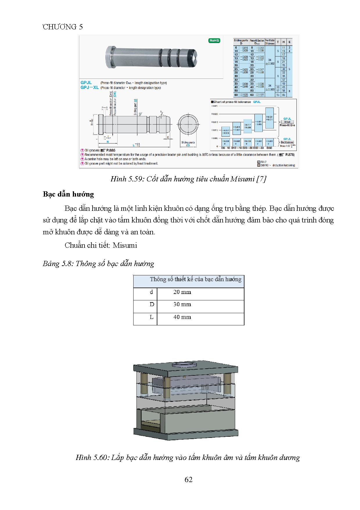 Đồ án tốt nghiệp - Thiết kế và chế tạo bộ khuôn ép nhựa sản phẩm bàn chải đánh răng tại Công ty CKDK - Trang 81