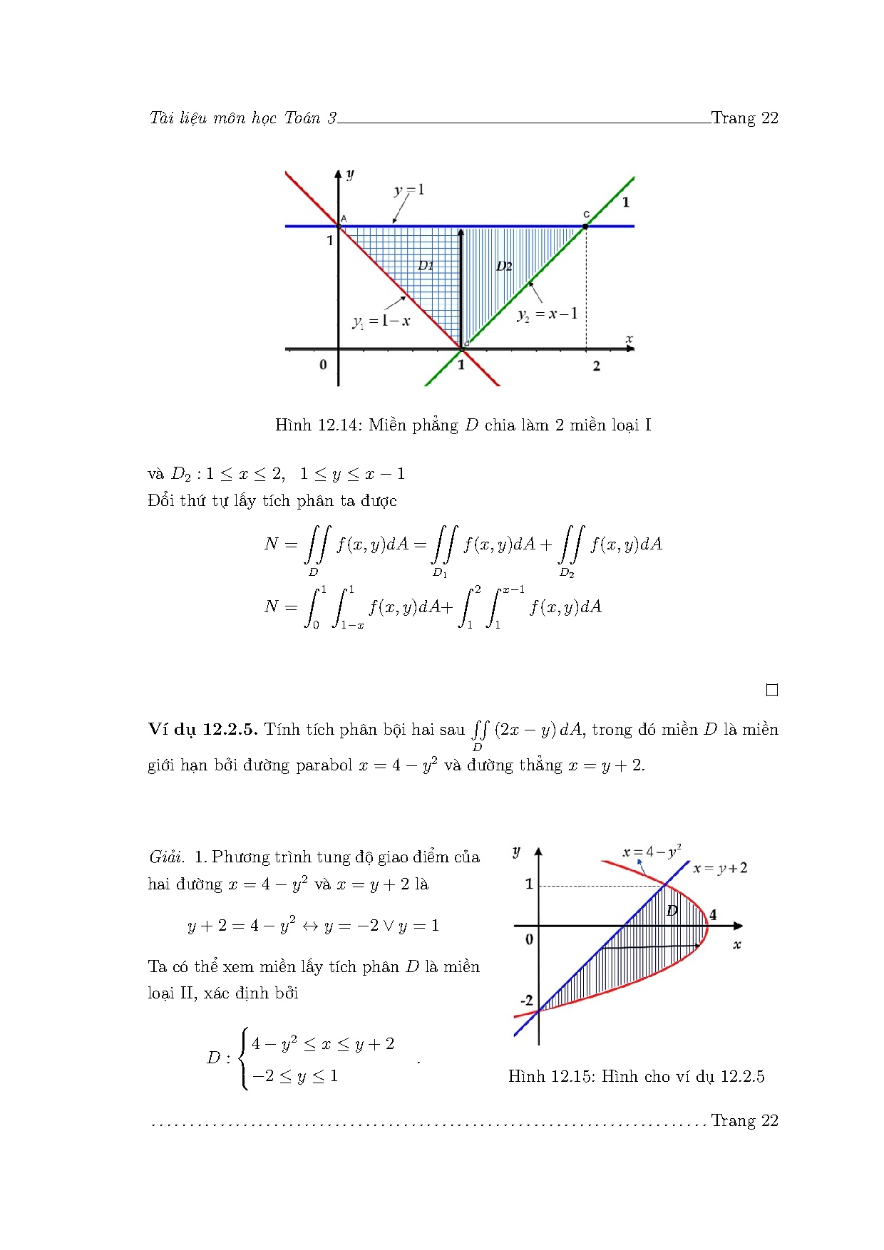 Tài liệu môn học Toán 3 (HCMUTE) - Trang 112