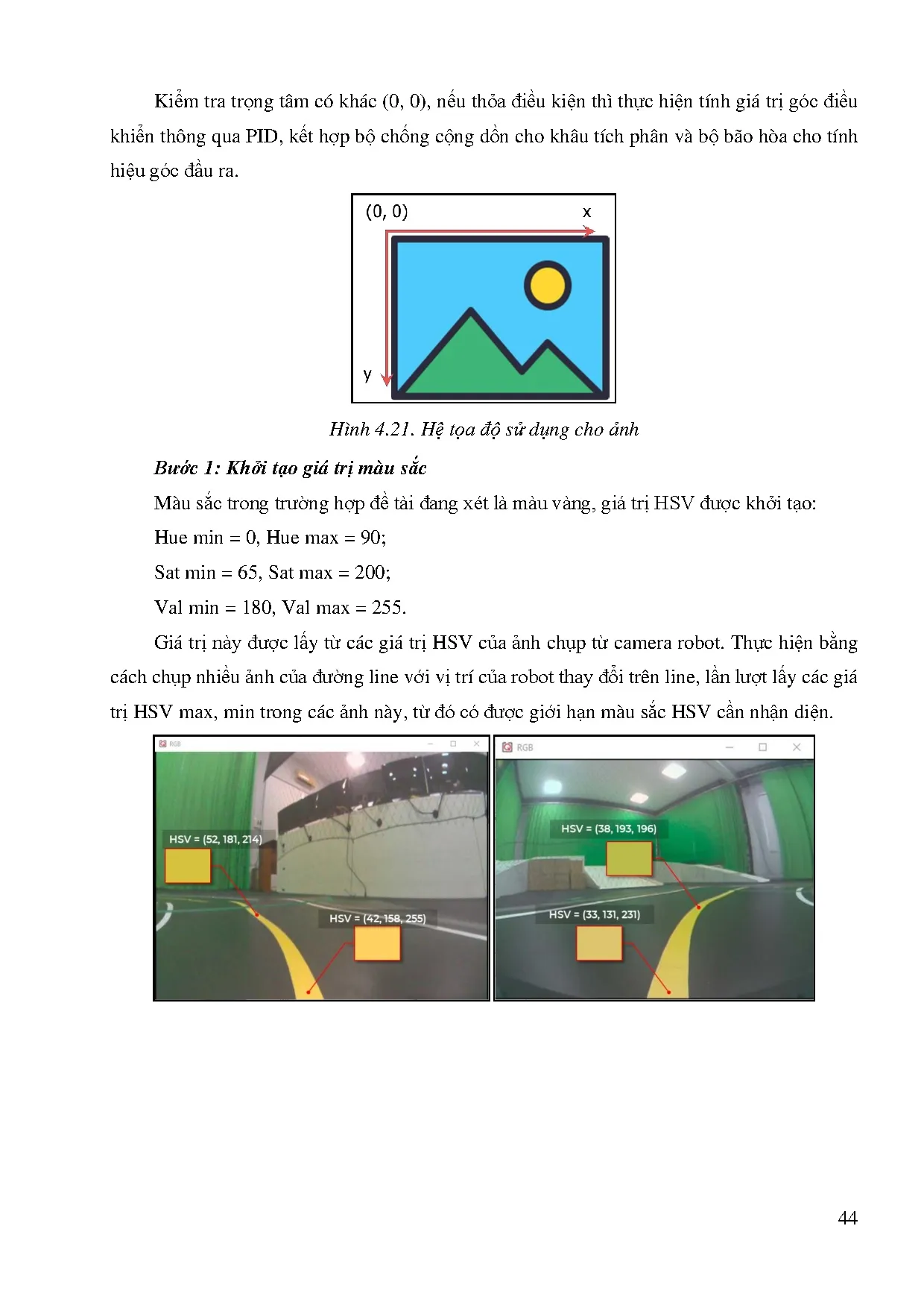 Đồ án tốt nghiệp - Nghiên cứu thuật toán điều khiển bám line và tránh vật cản của mobile robot sử DC - Trang 63