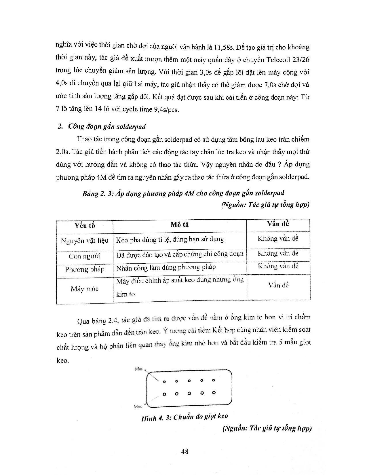 Đồ án tốt nghiệp - Áp dụng các công cụ industrial engineering nhằm giảm thiểu lãng phí tại CTCTTSVN - Trang 57