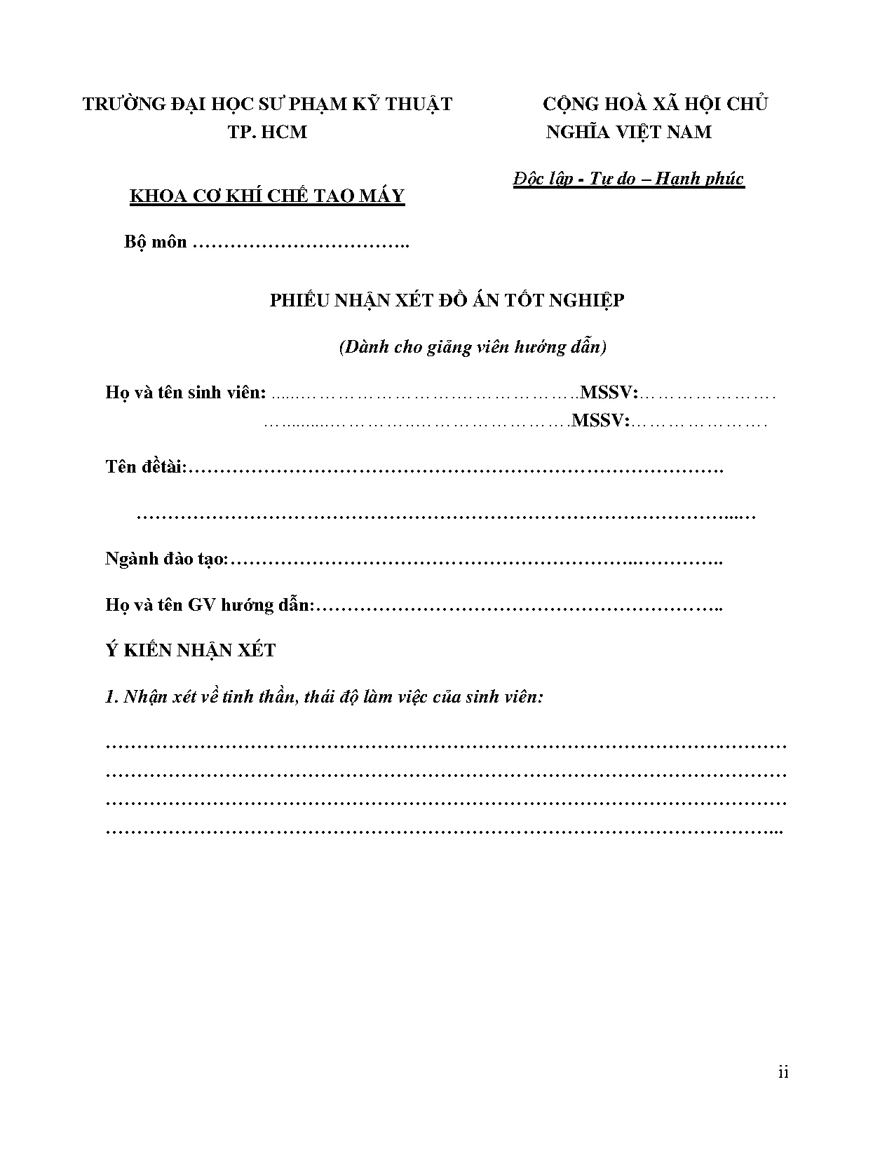 Đồ án tốt nghiệp - Thiết kế thiết bị thu hoạch cây tràm: