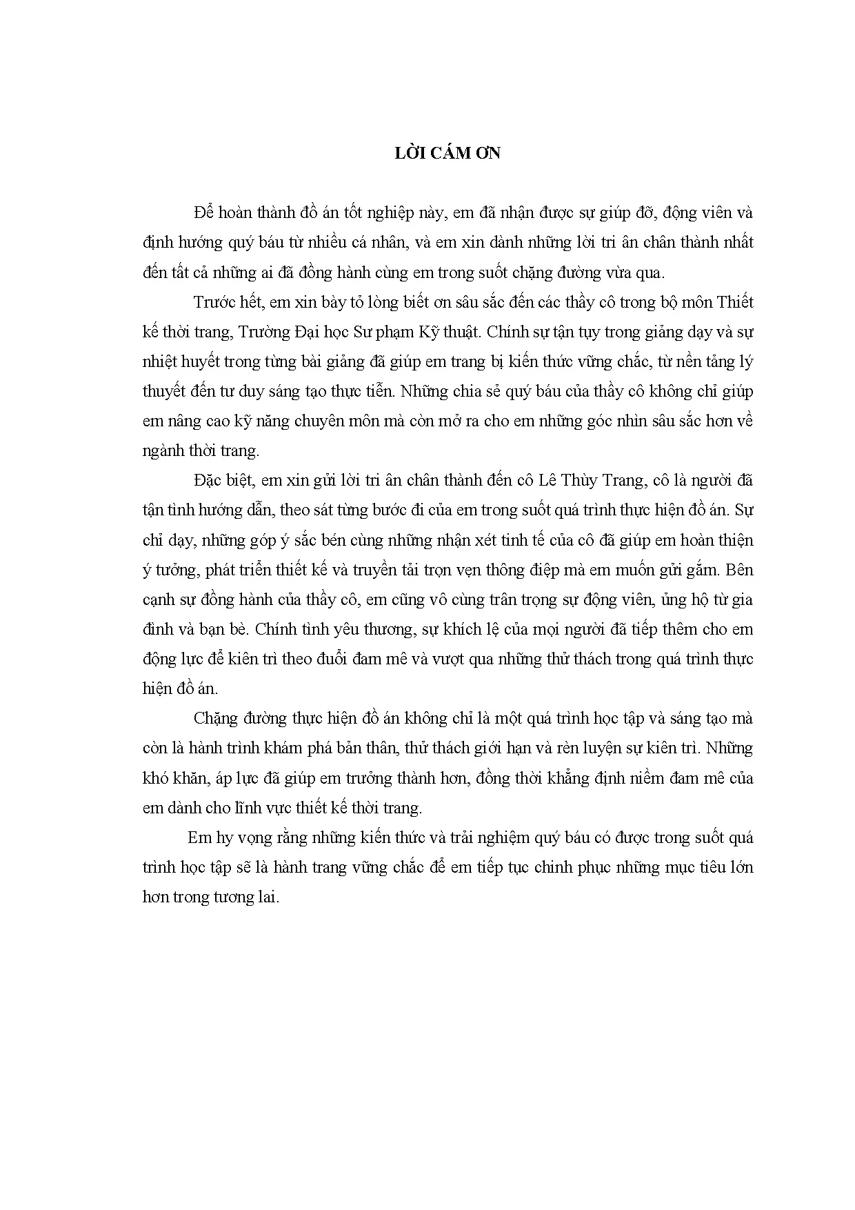 Đồ án tốt nghiệp - Thiết kế trang phục ứng DSKDCNVNCĐTT 2 Đ 2 TMPCYKHFL ý TT 4 GĐS - L - B - TCĐN - Trang 4
