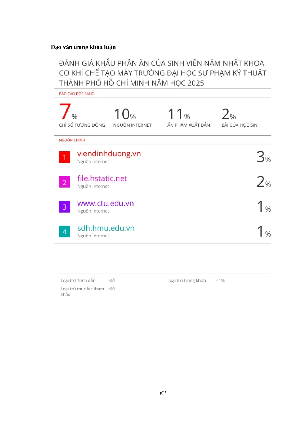 Đồ án tốt nghiệp - Đánh giá khẩu phần ăn của sinh viên năm nhất khoa Cơ khí Chế tạo MTĐHSPKTTPHCMN 2 - Trang 109