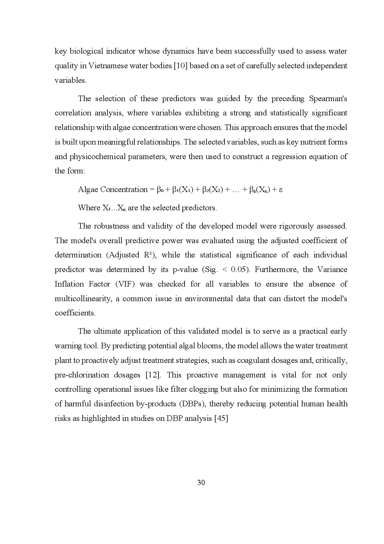 Đồ án tốt nghiệp - Analysis of water quality and evaluating the impact of operating POAREITWTS ( NR - Trang 60