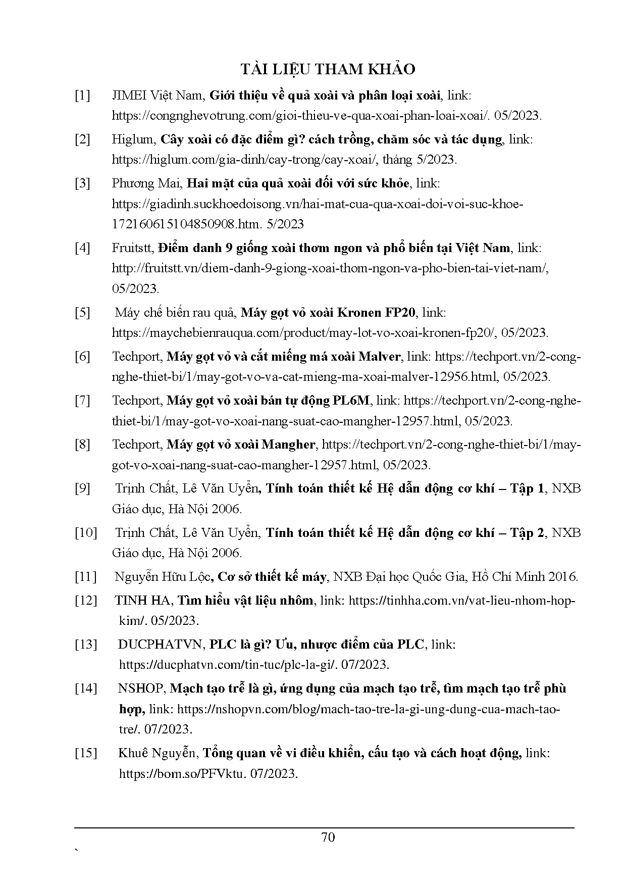 Ảnh một số trang tài liệu