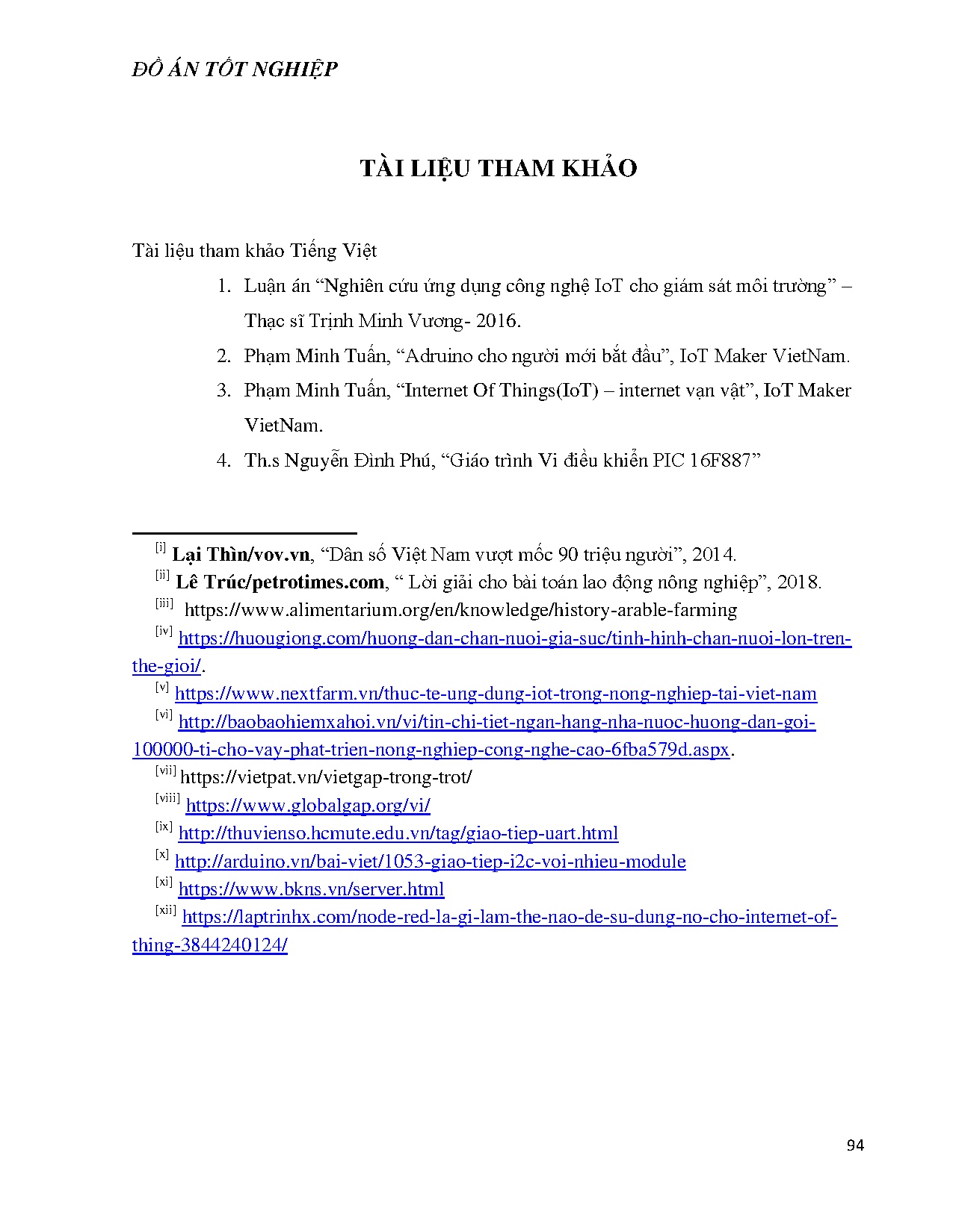 Ảnh một số trang tài liệu