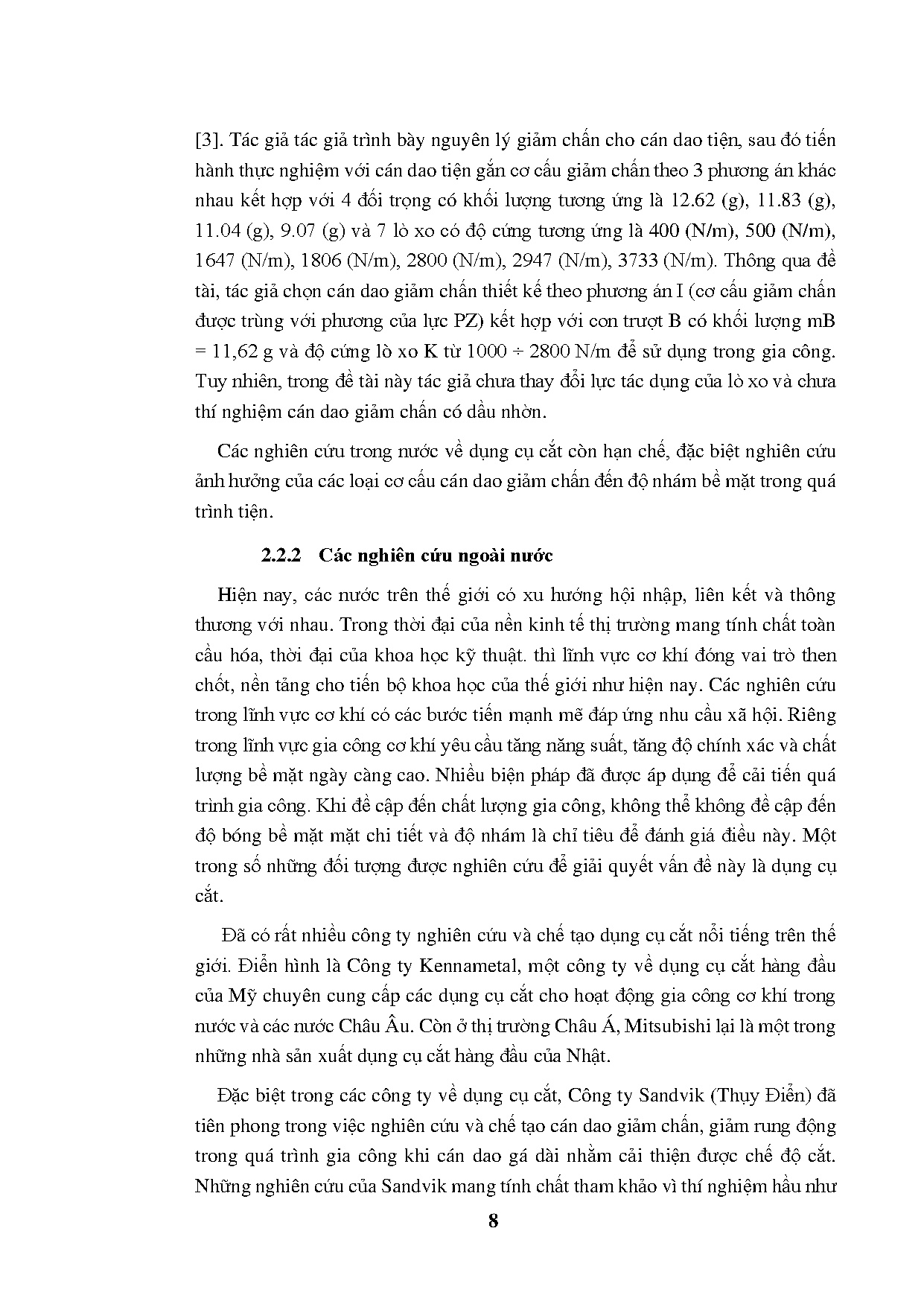 Đồ án tốt nghiệp - Kiểm tra biến dạng của cán dao phay với các dạng cán dao khác - Trang 23