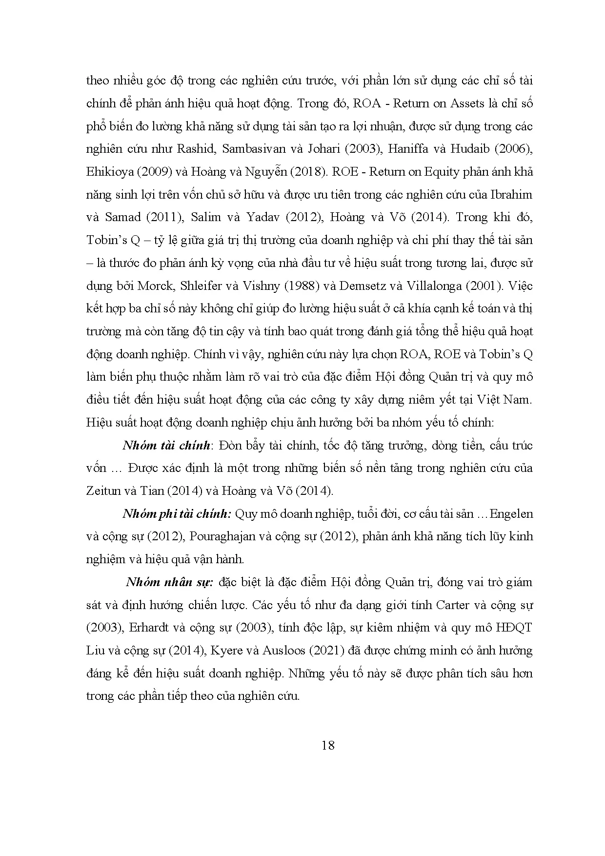 Đồ án tốt nghiệp - Vai trò điều tiết của quy mô Hội đồng Quản trị trong mối quan hệ ĐĐQTVHSDNXDTVN - Trang 28