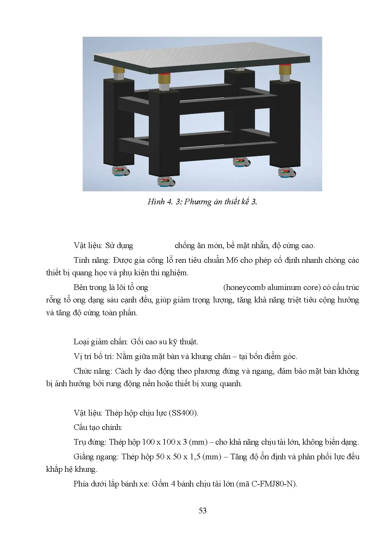 Đồ án tốt nghiệp - Thiết kế chế tạo bàn thí nghiệm đa năng cho phòng đo lường quang học - Trang 69