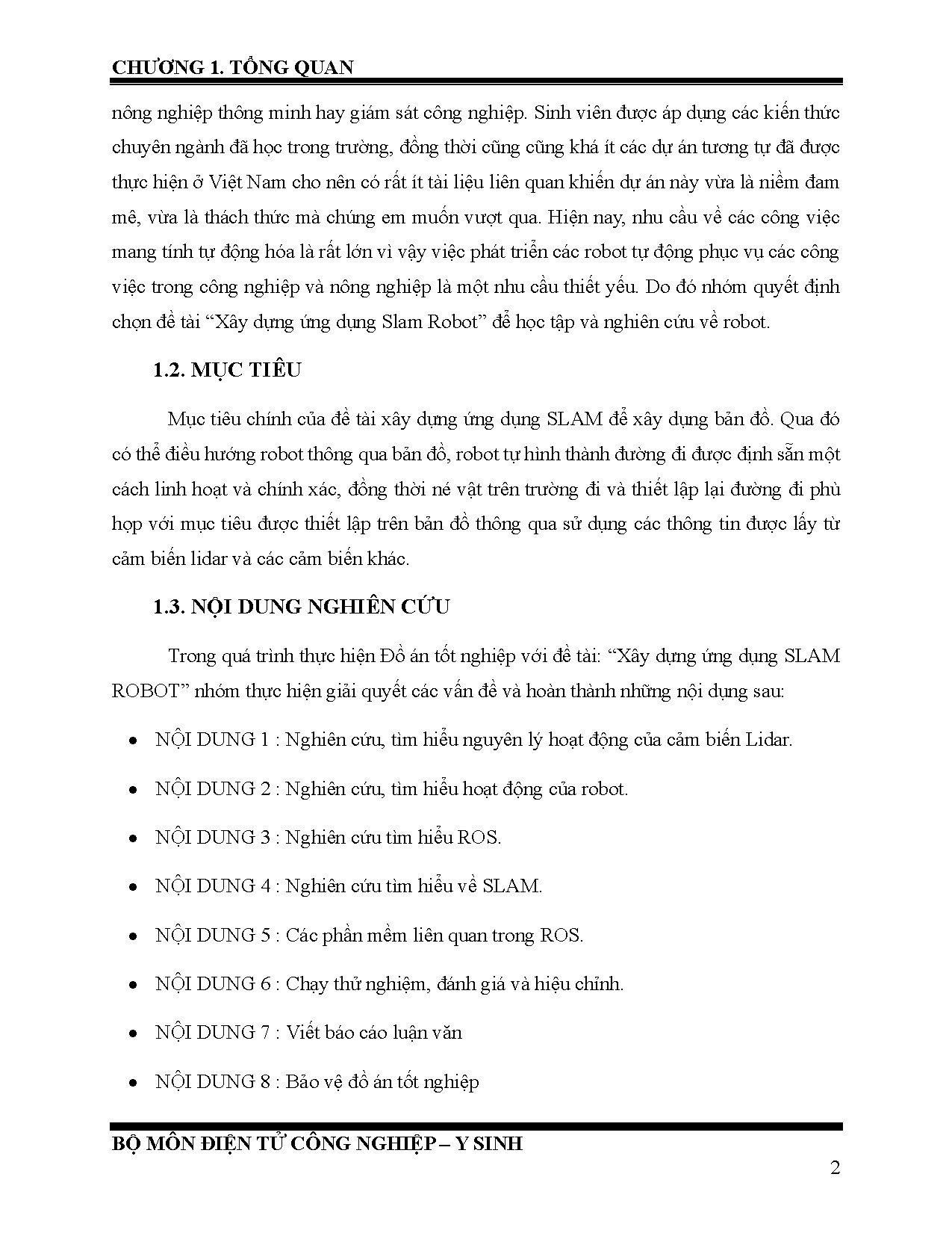 Đồ án tốt nghiệp - Xây dựng ứng dụng Slam robot - Trang 18