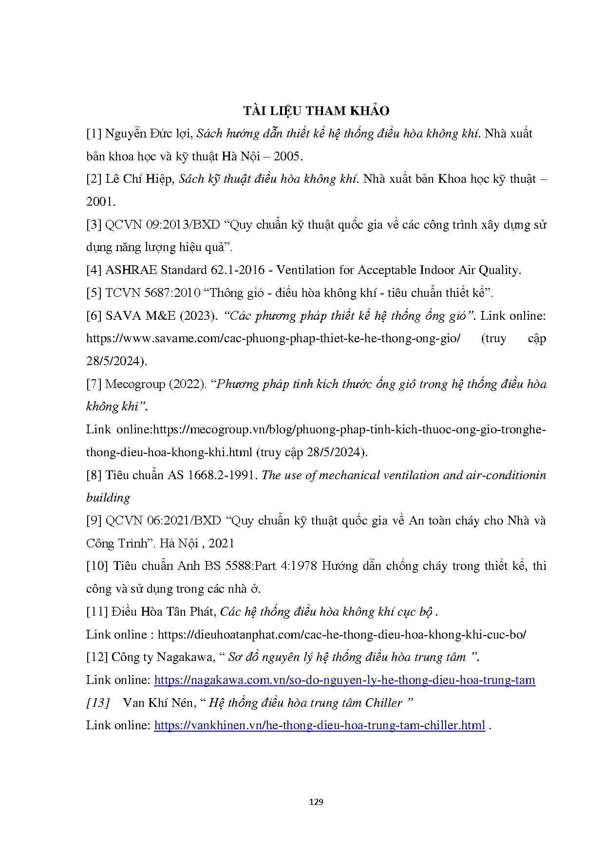 Đồ án tốt nghiệp - Tính toán kiểm tra và triển khai bản vẽ Revit hệ thống điều HKKVTGCTKS 5 SEGH - C - Trang 141