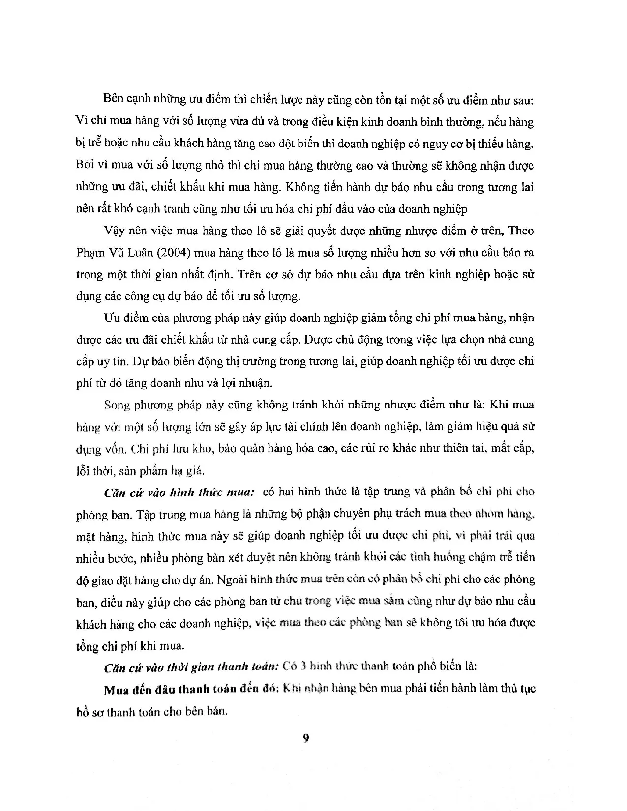 Đồ án tốt nghiệp - Hoàn thiện hoạt động mua hàng tại Công ty TNHH MTV Thương Mại Gia Dụng TH ( RCVN - Trang 19