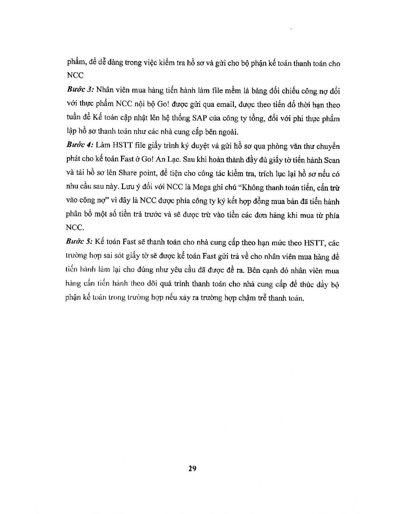 Đồ án tốt nghiệp - Hoàn thiện hoạt động mua hàng tại Công ty TNHH MTV Thương Mại Gia Dụng TH ( RCVN - Trang 39