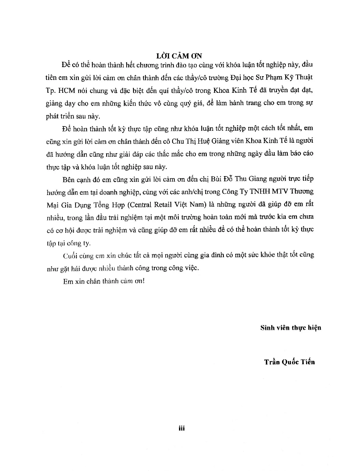 Đồ án tốt nghiệp - Hoàn thiện hoạt động mua hàng tại Công ty TNHH MTV Thương Mại Gia Dụng TH ( RCVN - Trang 4