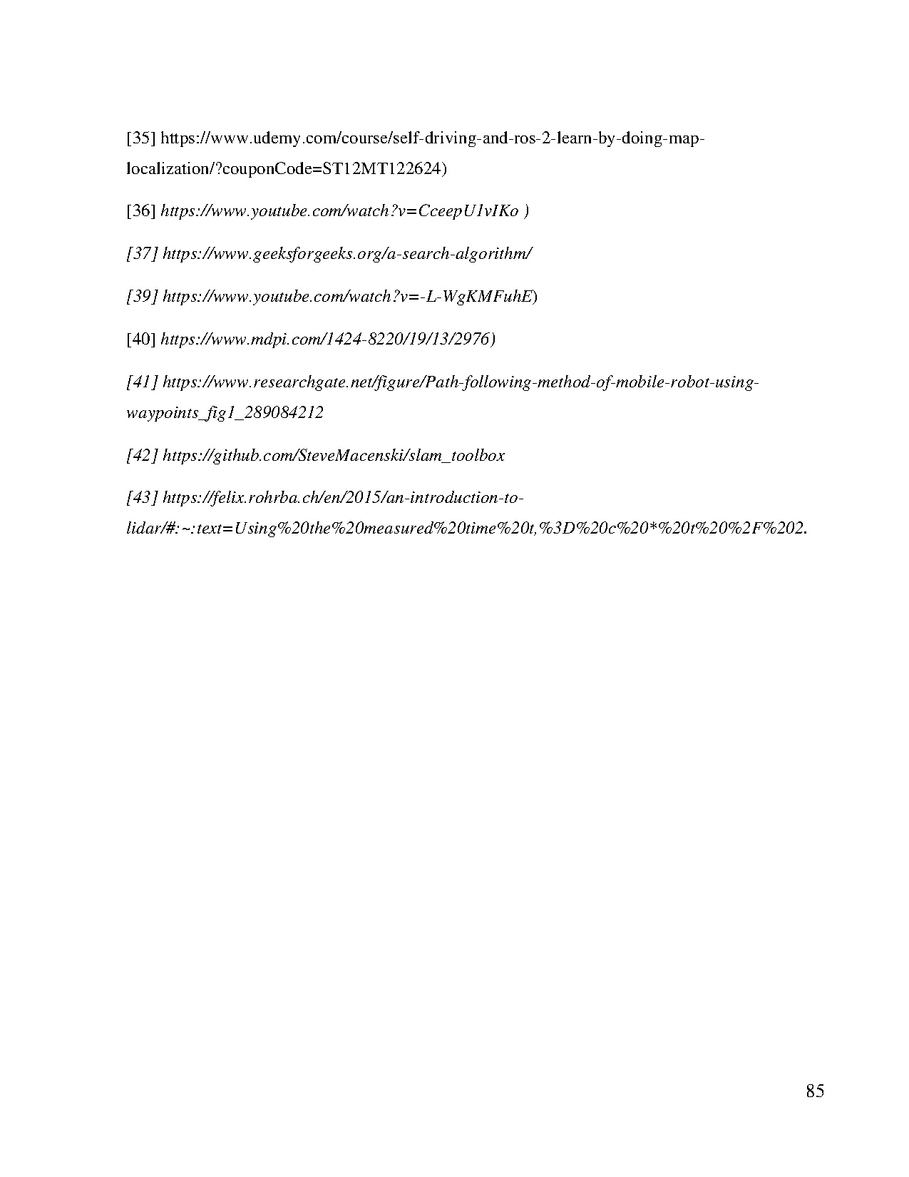 Đồ án tốt nghiệp - Research on indoor autonomous mobile robot systems using 2D lidar - Trang 101