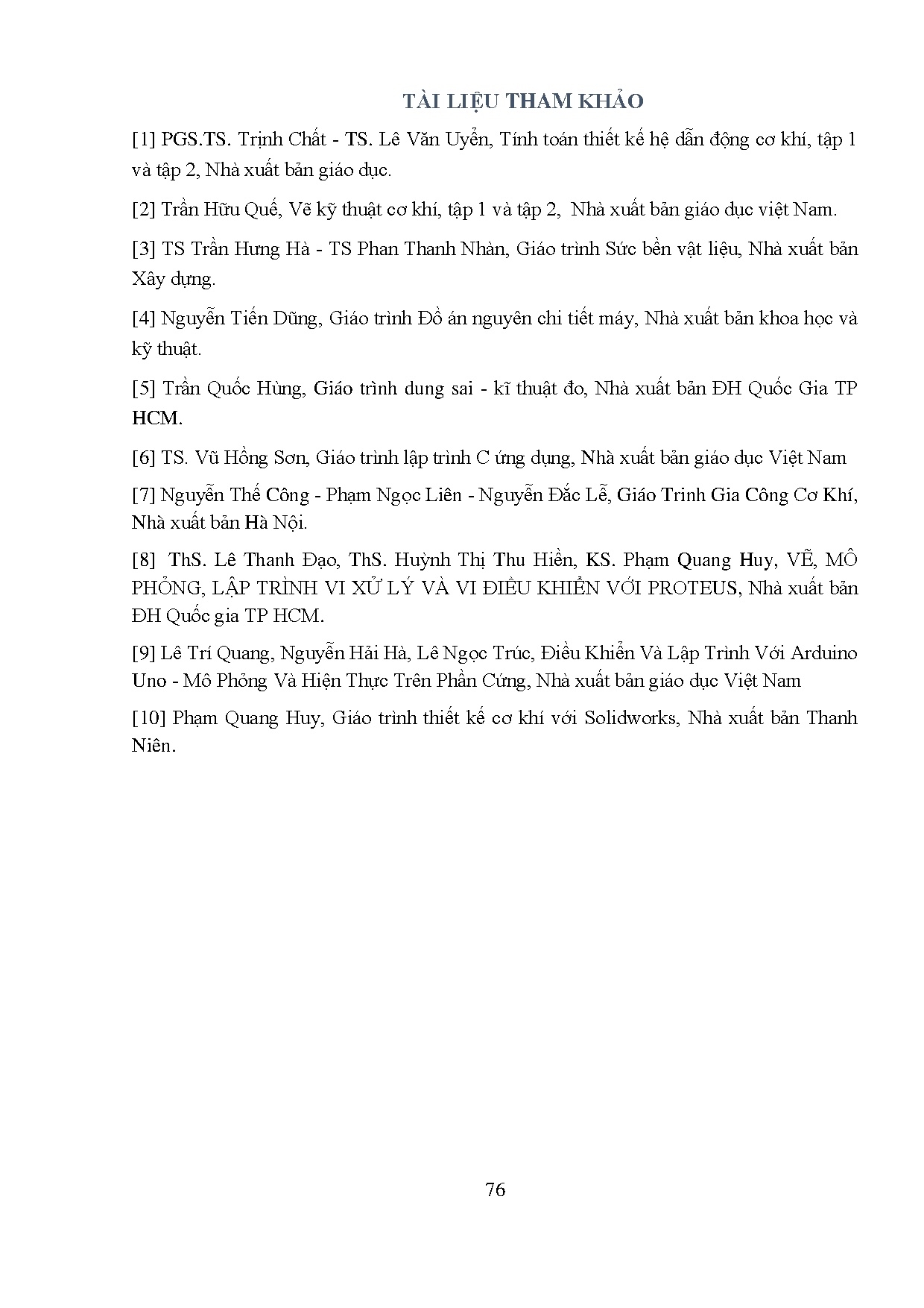 Ảnh một số trang tài liệu