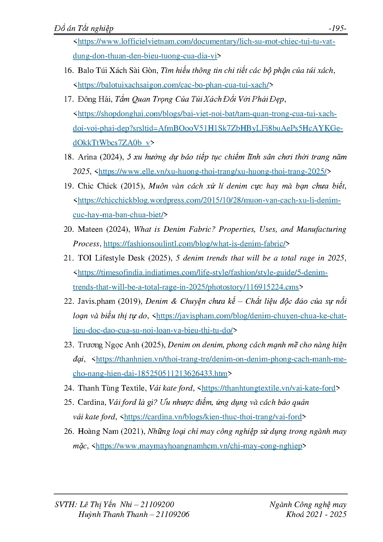 Đồ án tốt nghiệp - Thiết kế túi xách jean lấy ý tưởng từ kiến trúc Gothic - Trang 215