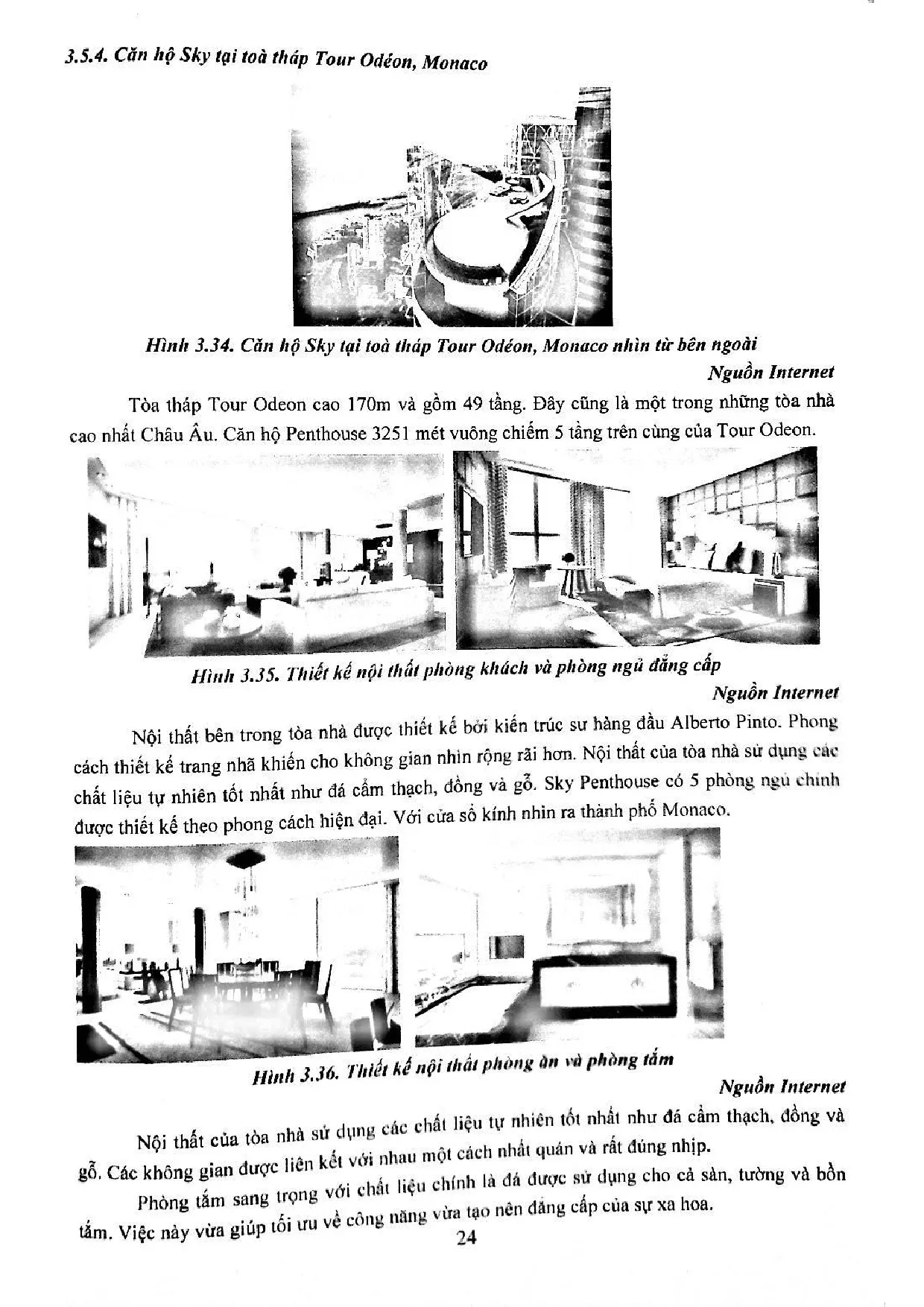 Đồ án tốt nghiệp - Thiết kế nội thất căn hộ Penthouse - Trang 33